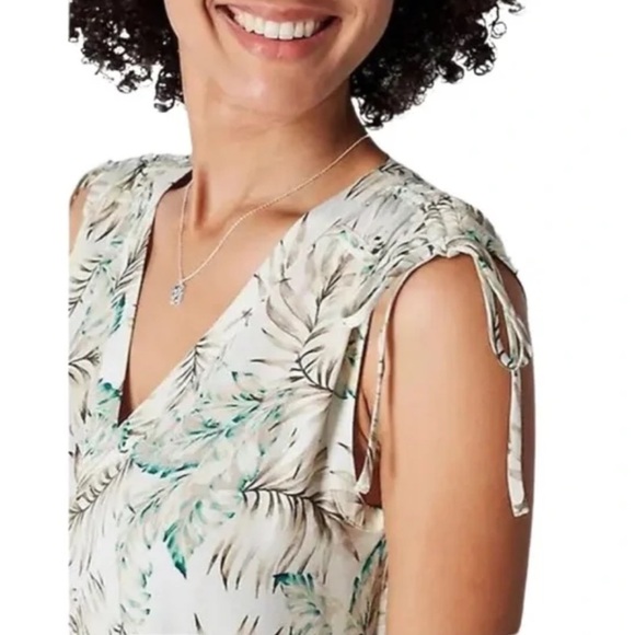 🌴J Jill - NWT Tank Top with Tropical Pattern - Size 3x - Picture 5 of 12